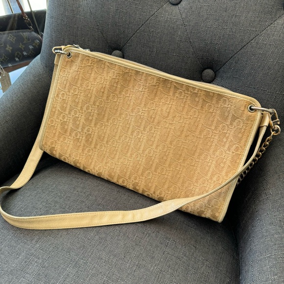 VINTAGE DIOR TROTTER POCHETTE SHOULDER BAG🌻 - Picture 4 of 13